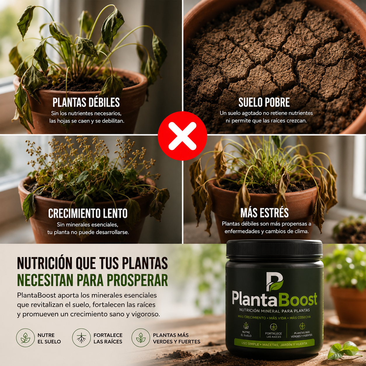 Planta Boost® | Potenciador de Raíces y Crecimiento