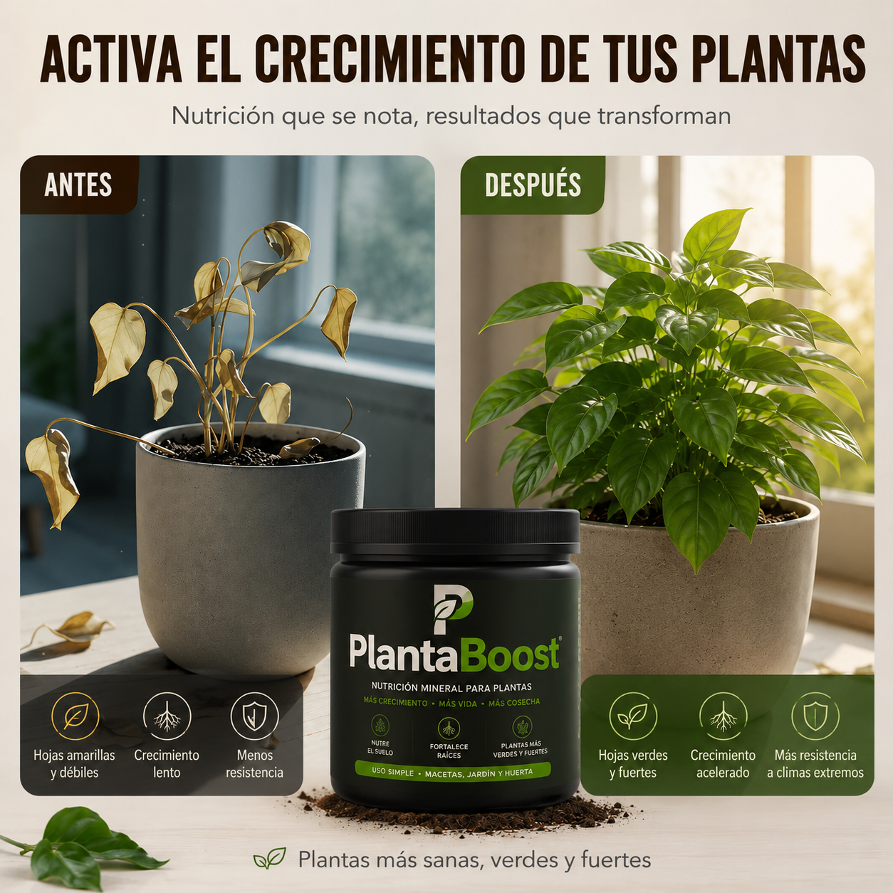 Planta Boost® | Potenciador de Raíces y Crecimiento