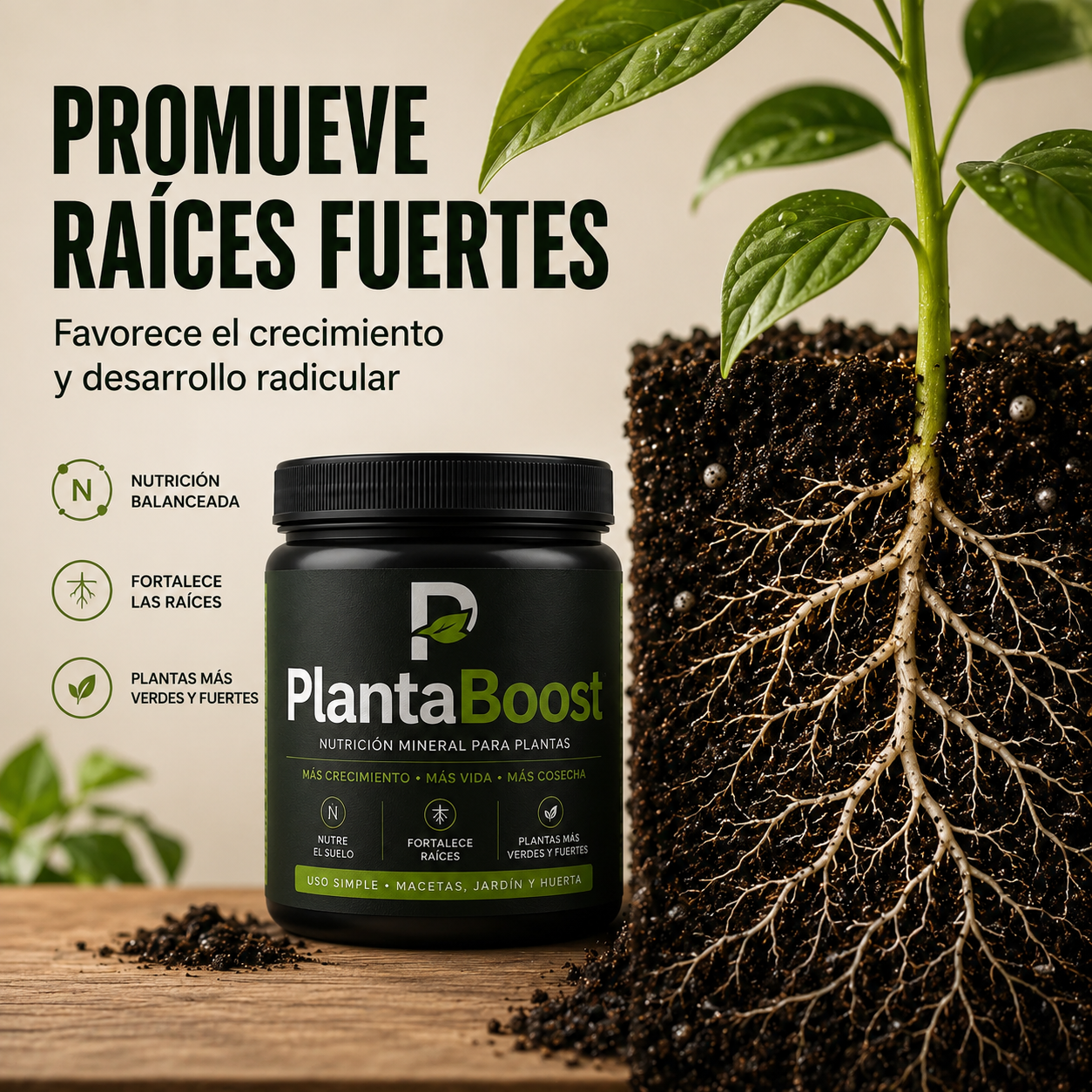 Planta Boost® | Potenciador de Raíces y Crecimiento